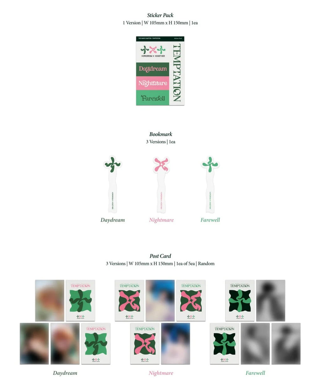 TXT - THE NAME CHAPTER TEMPTATION 5TH MINI ALBUM