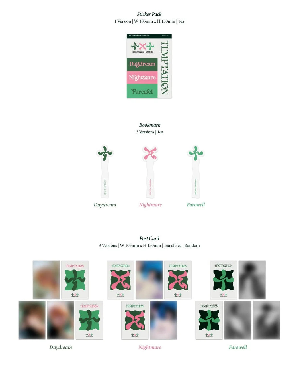 TXT - THE NAME CHAPTER TEMPTATION 5TH MINI ALBUM