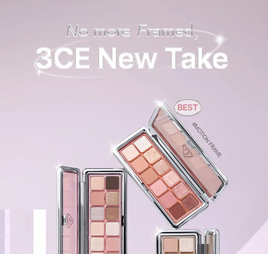 3CE - NEW TAKE Series 12-Color Eyeshadow Palette - Pink Journey