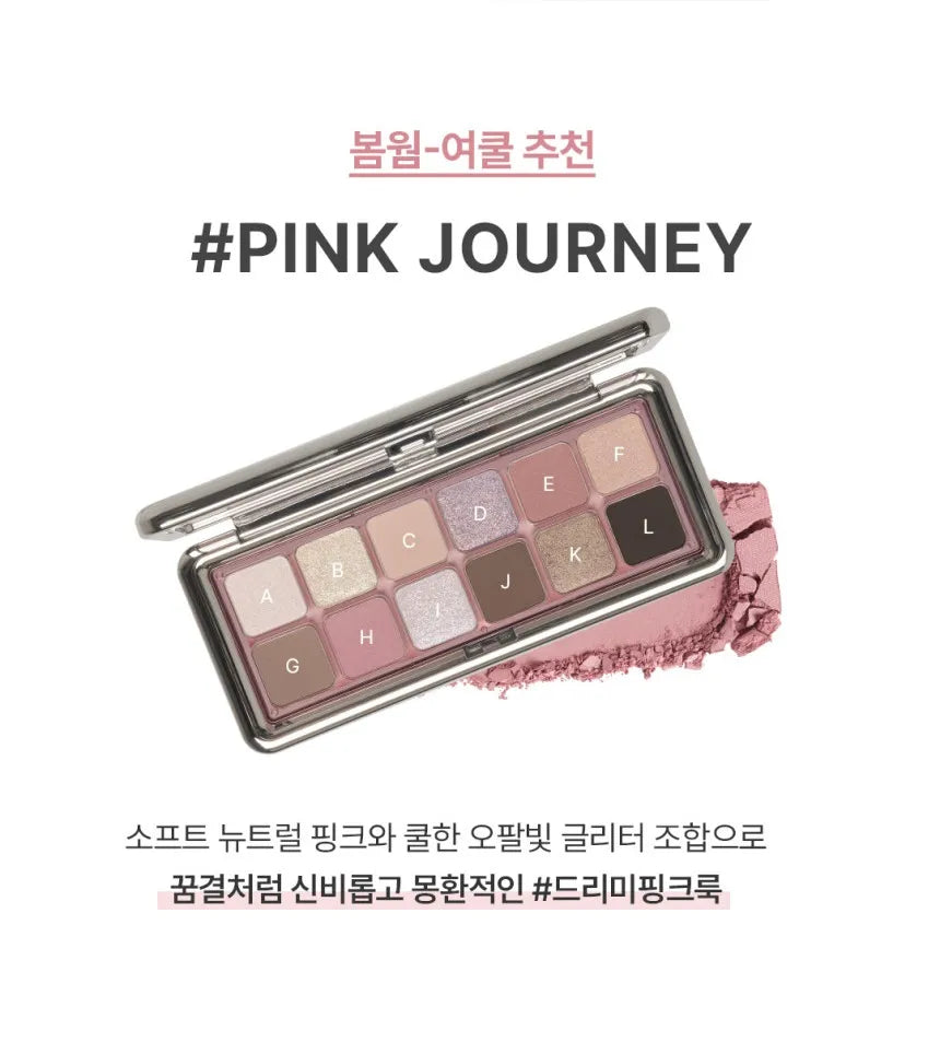 3CE - NEW TAKE Series 12-Color Eyeshadow Palette - Pink Journey