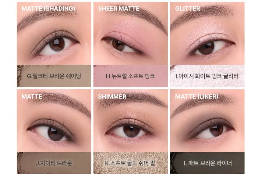 3CE - NEW TAKE Series 12-Color Eyeshadow Palette - Pink Journey