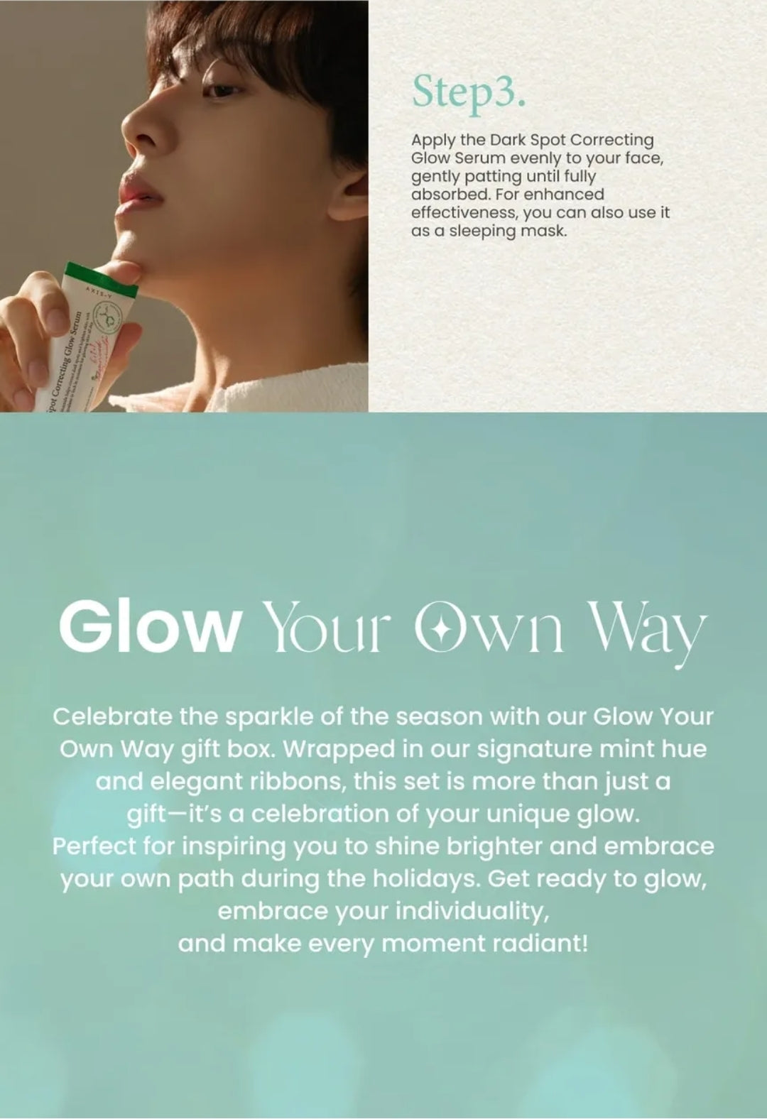 AXIS - Y - Glow Your Own Way Beauty Box