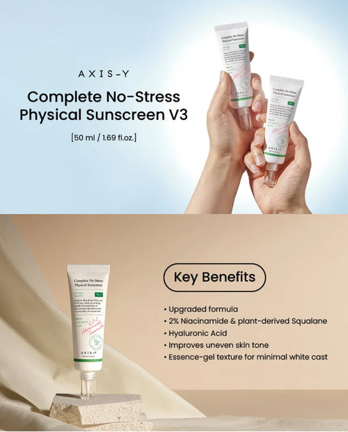 AXIS - Y - Complete No-Stress Physical Sunscreen 50ml