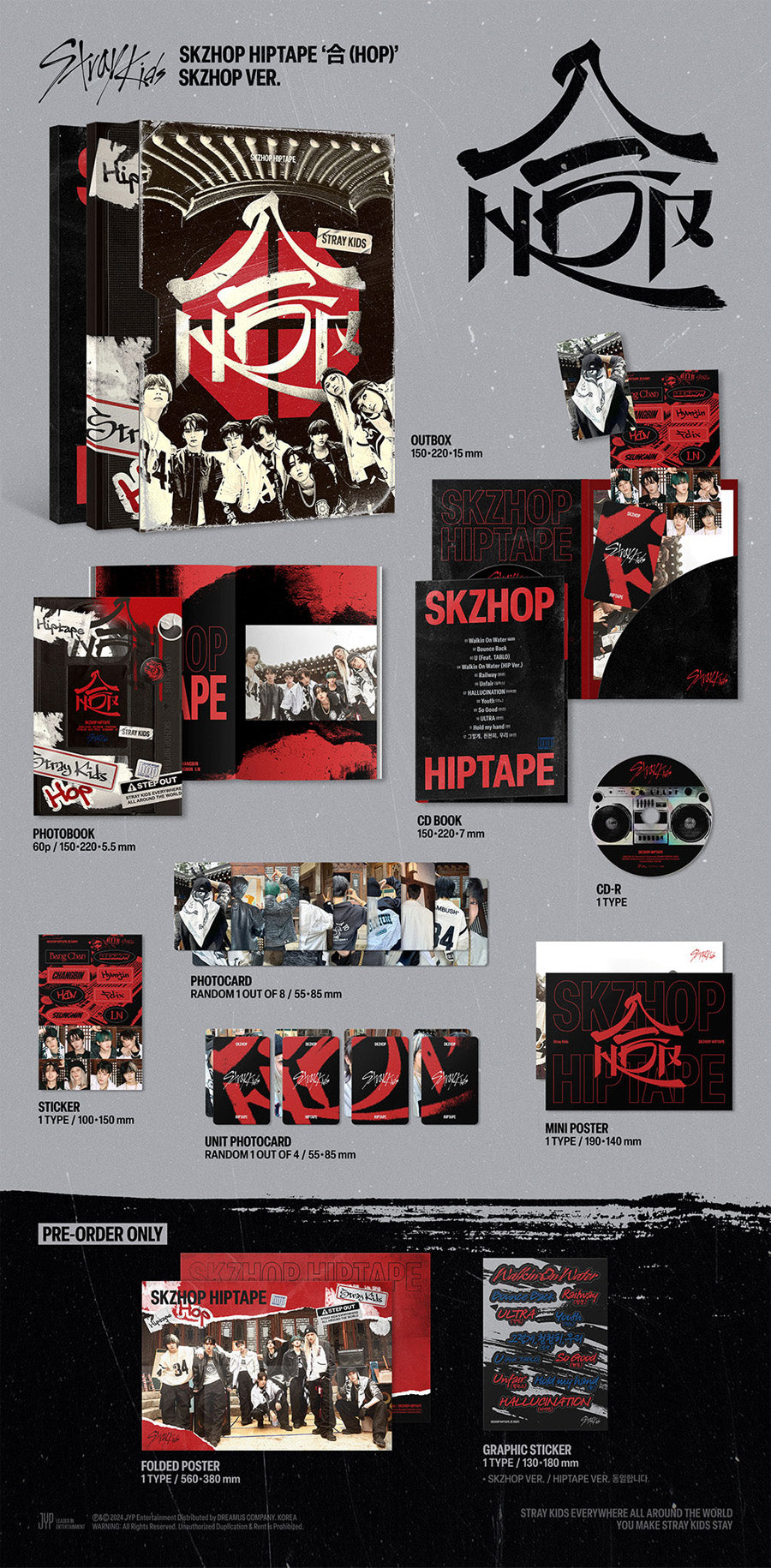 Stray Kids – [SKZHOP HIPTAPE ‘合 (HOP)’] (SKZHOP VER.)