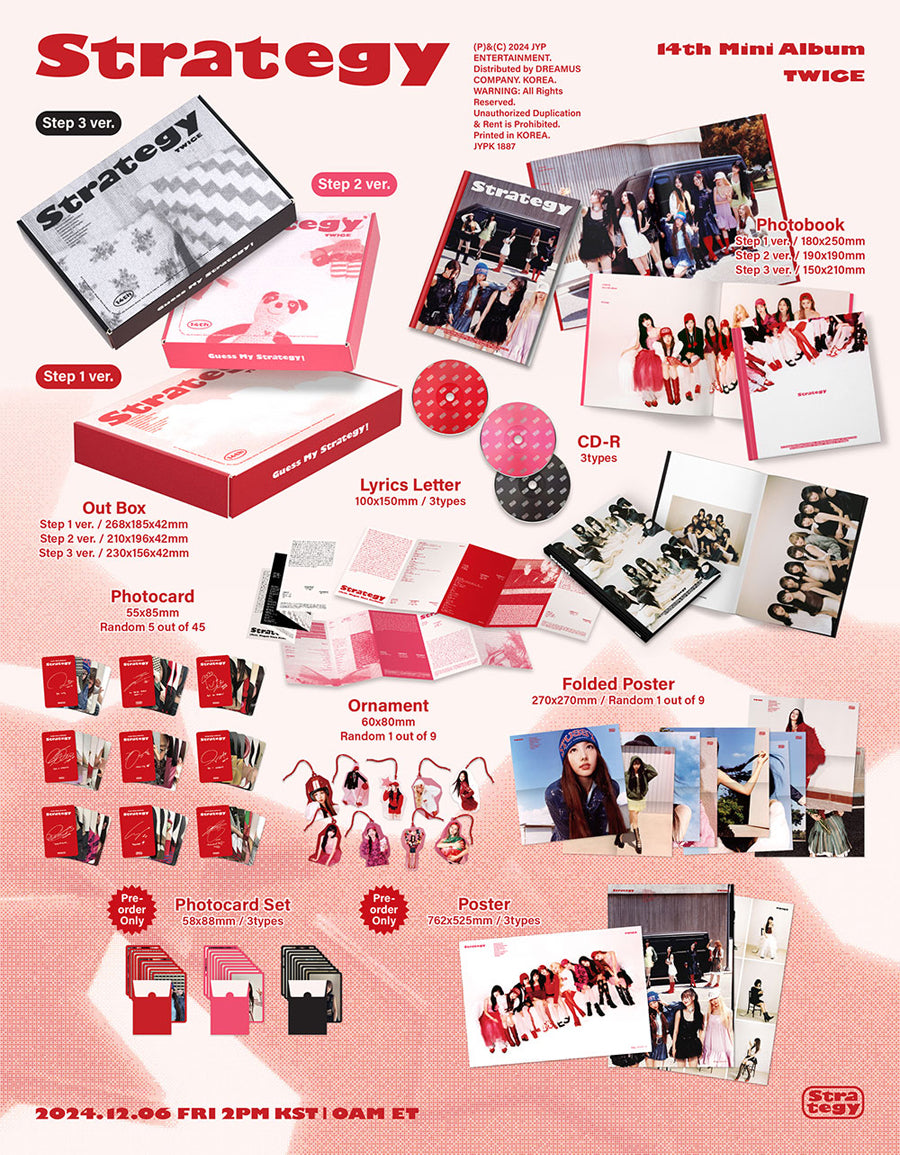 TWICE – 14th Mini Album [STRATEGY] - Random