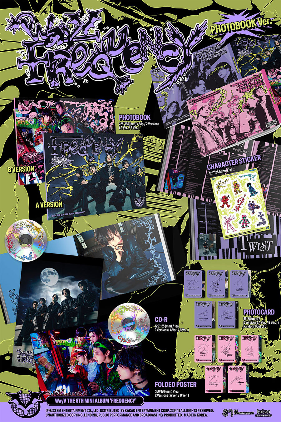 WayV – 6th Mini Album [FREQUENCY] (Photobook Ver.) - Random